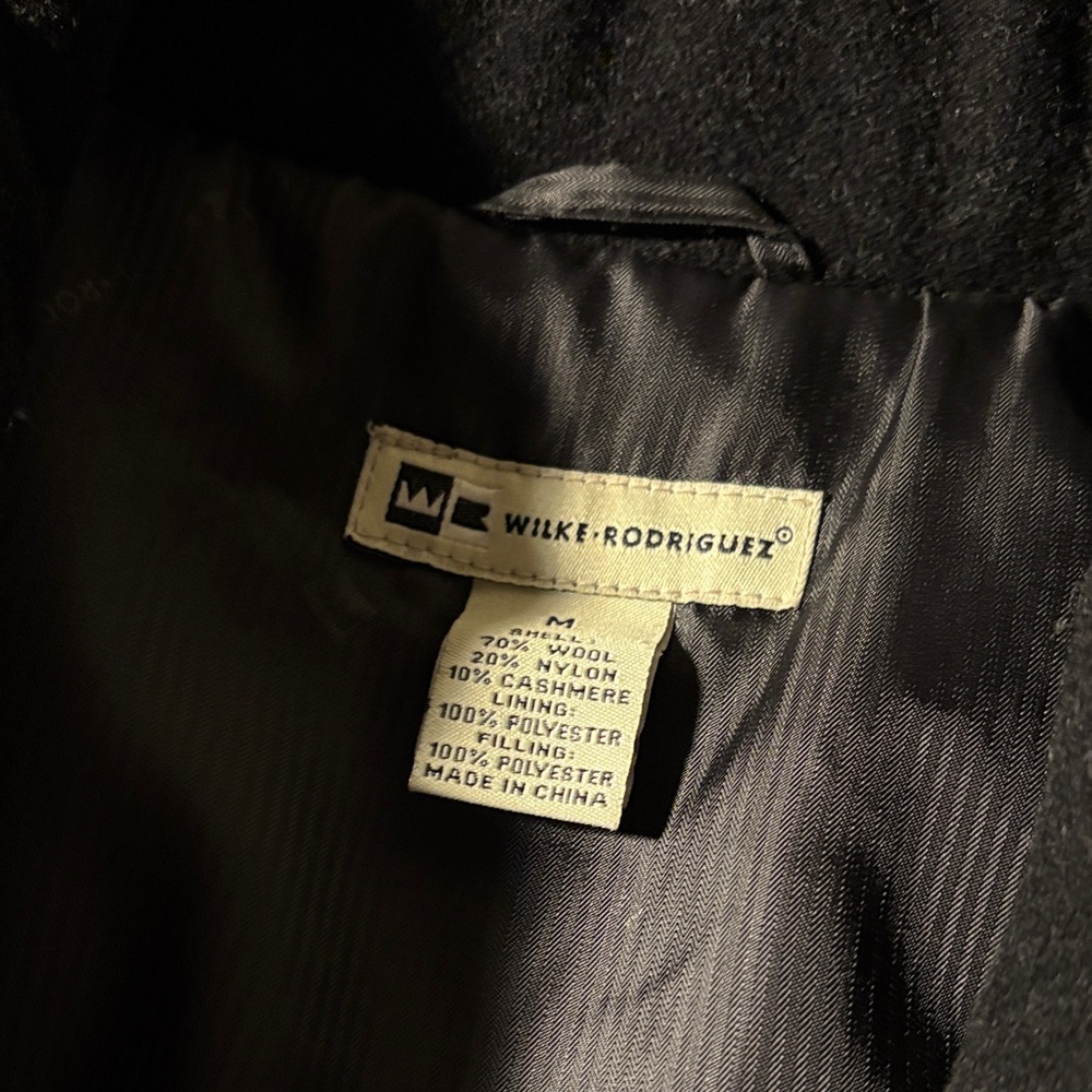 Men's Zip-Up Wool Jacket - Picture 2 of 6